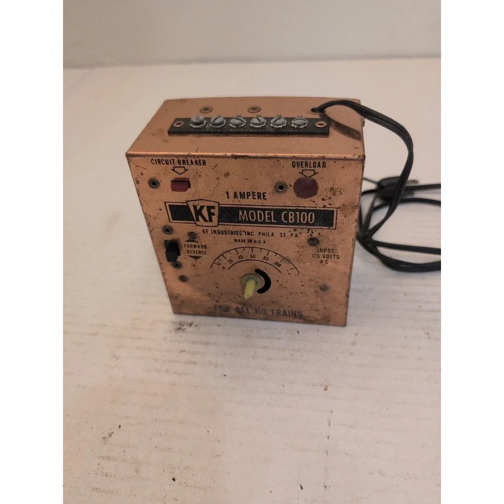 Vintage KF Power Pack Train Transformer HO Trains Model CB100 WORKS